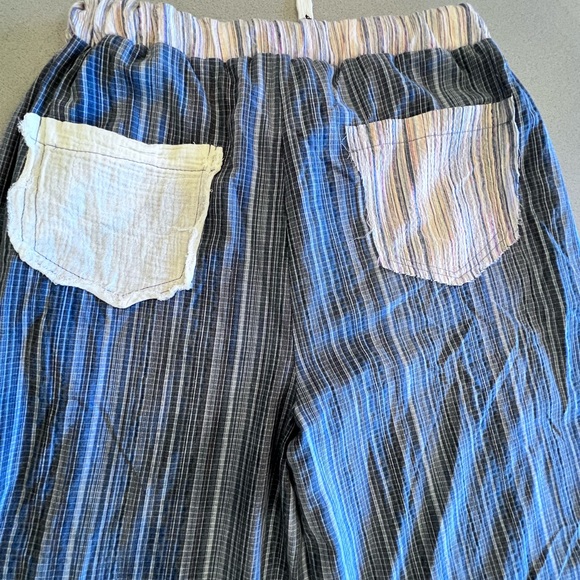 POL Woven Lightweight Pant Elastic Drawstring Waist Wide Leg Pants Pockets Med - Picture 12 of 13